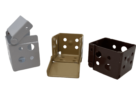 Metal Box Brackets for 25mm/1'' Venetian Blinds (Pack of 2)